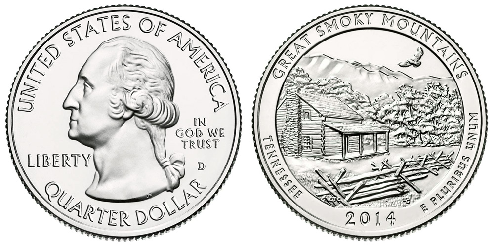 2014 Great Smoky Mountains Quarter