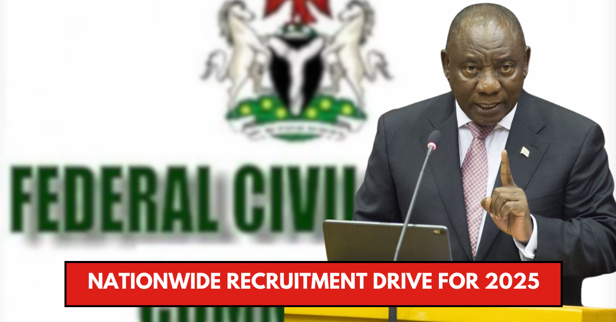 Nationwide Recruitment Drive for 2025