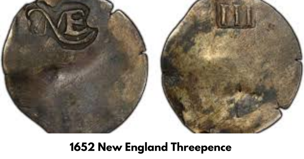 1652 New England Threepence