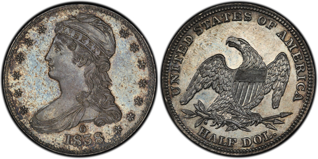 1838-O Capped Bust Half Dollar0