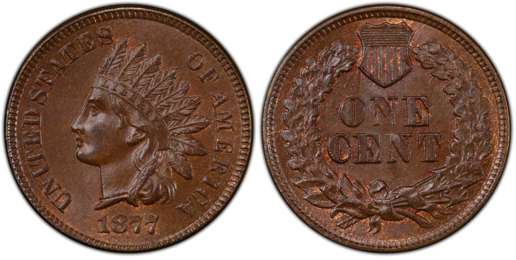 1877 Indian Head Penny