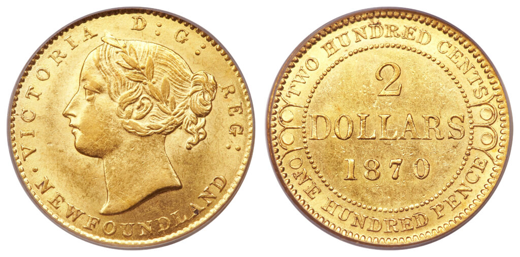 1881 Victoria Gold $2 Coin