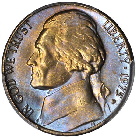 1975-D High D Nickel 