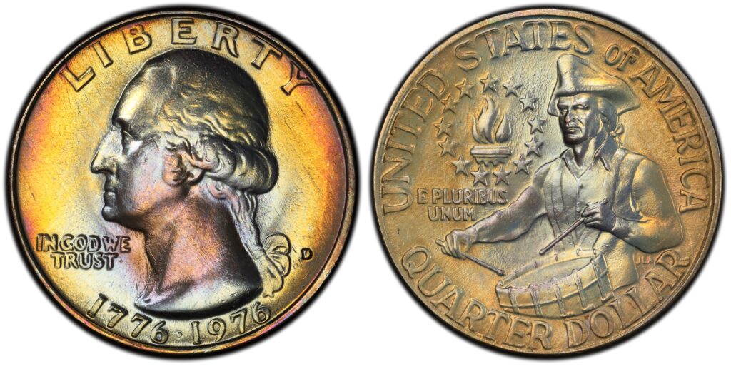 1976-D Clad Bicentennial Quarter