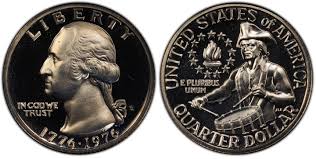 1976-S Clad Proof Bicentennial Quarter