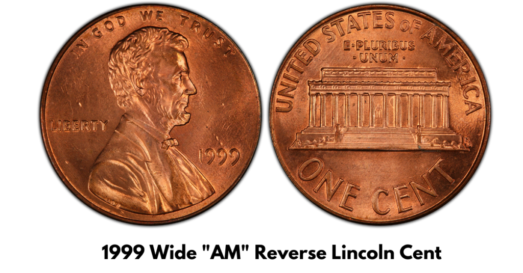 1999 Wide AM Reverse Lincoln Cent