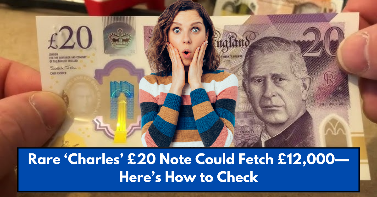 Rare ‘Charles’ £20 Note Could Fetch £12,000—Here’s How to Check