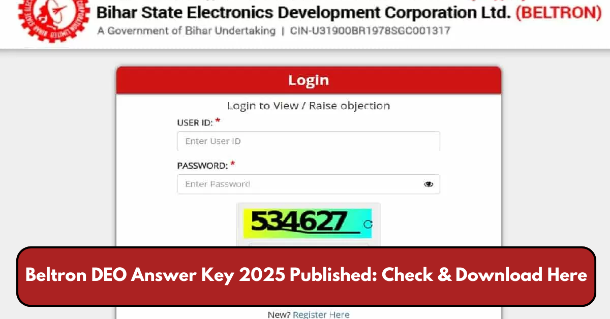 Beltron DEO Answer Key 2025 Published: Check & Download Here