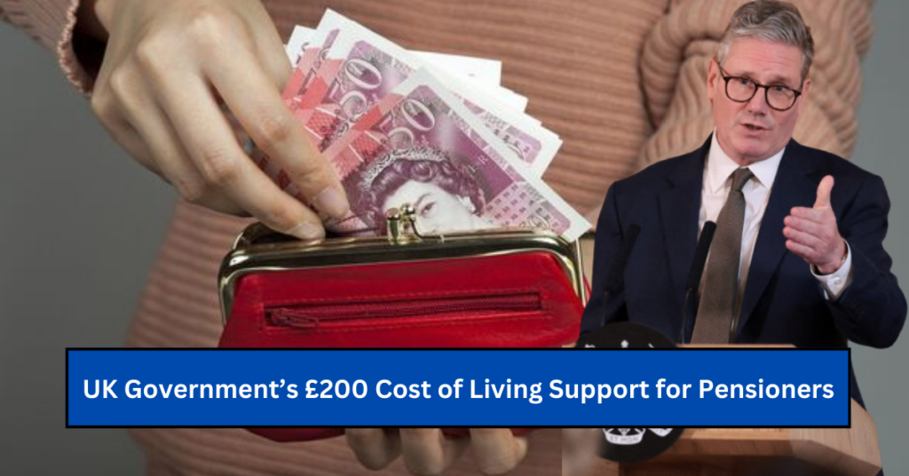 UK Government’s £200 Cost of Living Support for Pensioners