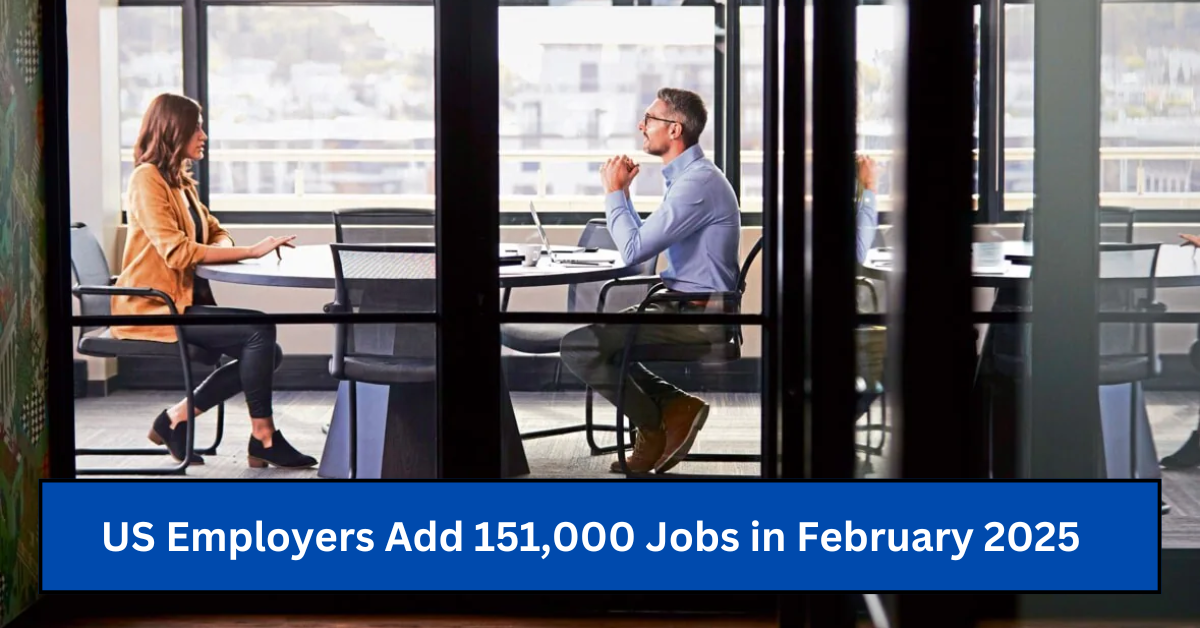 US Employers Add 151,000 Jobs